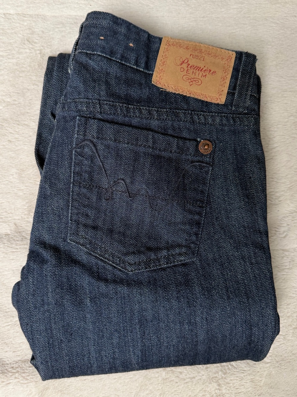 Rue21 Women’s Slim Straight Dark Indigo Jeans